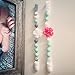 Pacifier Clip Girl, BPA Free Silicone Teether, Set of 2 (Coral/Mint/White/Gray)