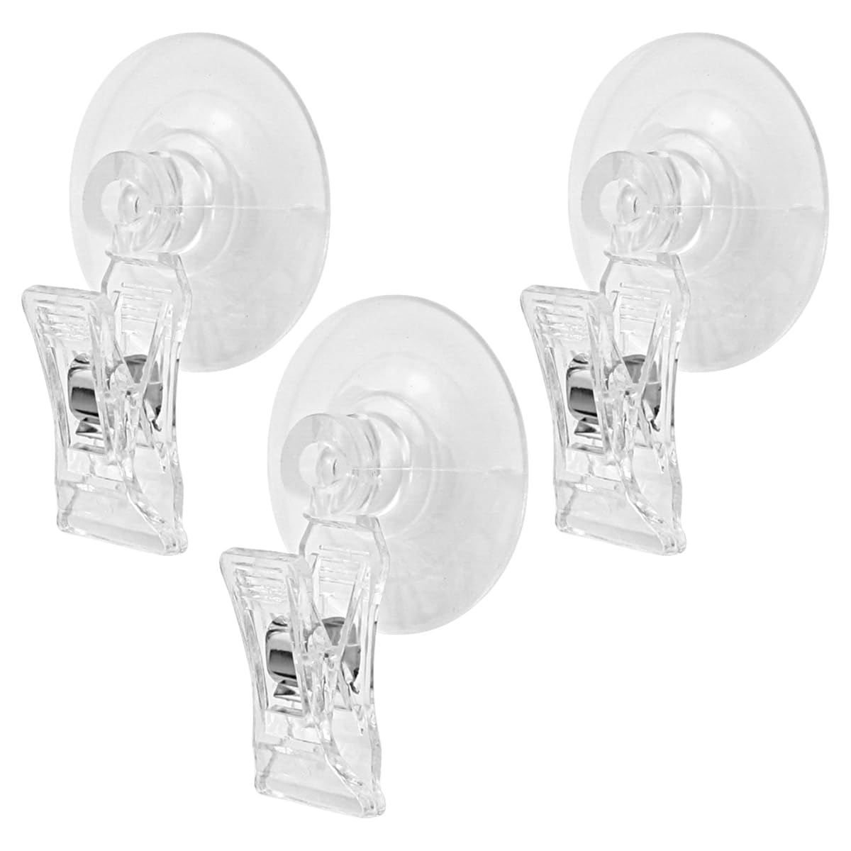 ZJIVQO 3PCS Seaweed Clip Veggie Seaweed Suction Cup Clip Aquarium Fish Tank Clamp Advertising Pop Display Holder Stand Clear Clamps For Fish Tank Aquarium Accessories