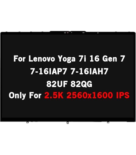 LCDOLED Replacement For Lenovo Yoga 6 13ALC7 82UD 2022 82ud002qus 82ud002rus 82ud0000us 82ud0001us 133 Inches Wuxga 1920x1200 Ips Lcd Display Touch Screen Digitizer Assembly Bezel With Board - View #6