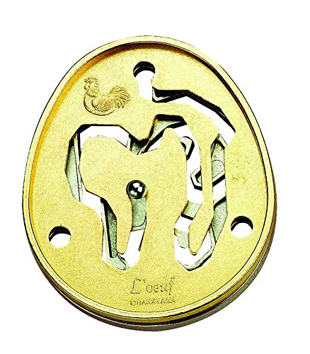 L'OEUF Hanayama Cast Metal Brain Teaser Puzzle (Level 4)