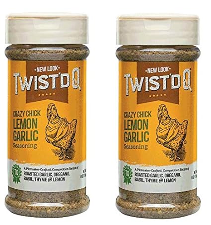 Amazon Com Twist D Q Crazy Chick Lemon Garlic Seasoning 2