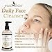 Daily Face Wash and Cleanser For Women & Men - Helps Rid Acne, Blemishes, and Blackheads - Natural Facial Wash with Jojoba Beads is Gentle For Sensitive Skin - Acne Facial Cleanser for Women & Men
