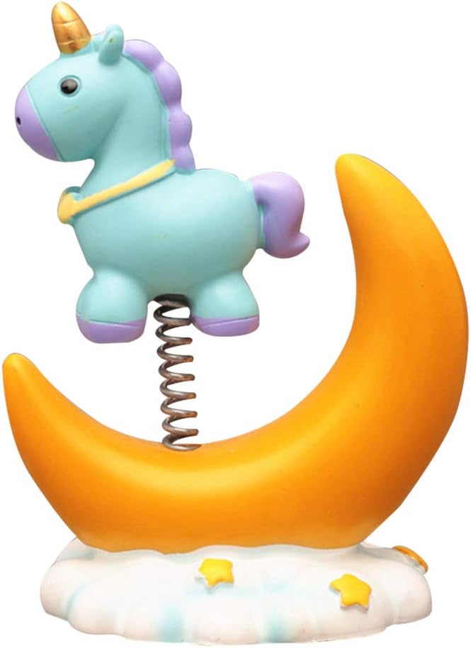 NUOBESTY 1 Pc Unicorn Figure Dashboard Cute Decorative Animal Unicorn Display Decor Decorations Figure Ornaments for Office Home