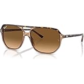 Ray-Ban Bill One RB2205 Square Sunglasses for Men for Women +BUNDLE with ACCESSORY EYEWEAR KIT