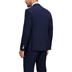 Aowdoy Men's Suits 3 Piece Slim Fit Tuxedo Suit One