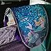 Dream Tents Foldable Glow Magical Mermaid Bed Tent for Kids with Night Light