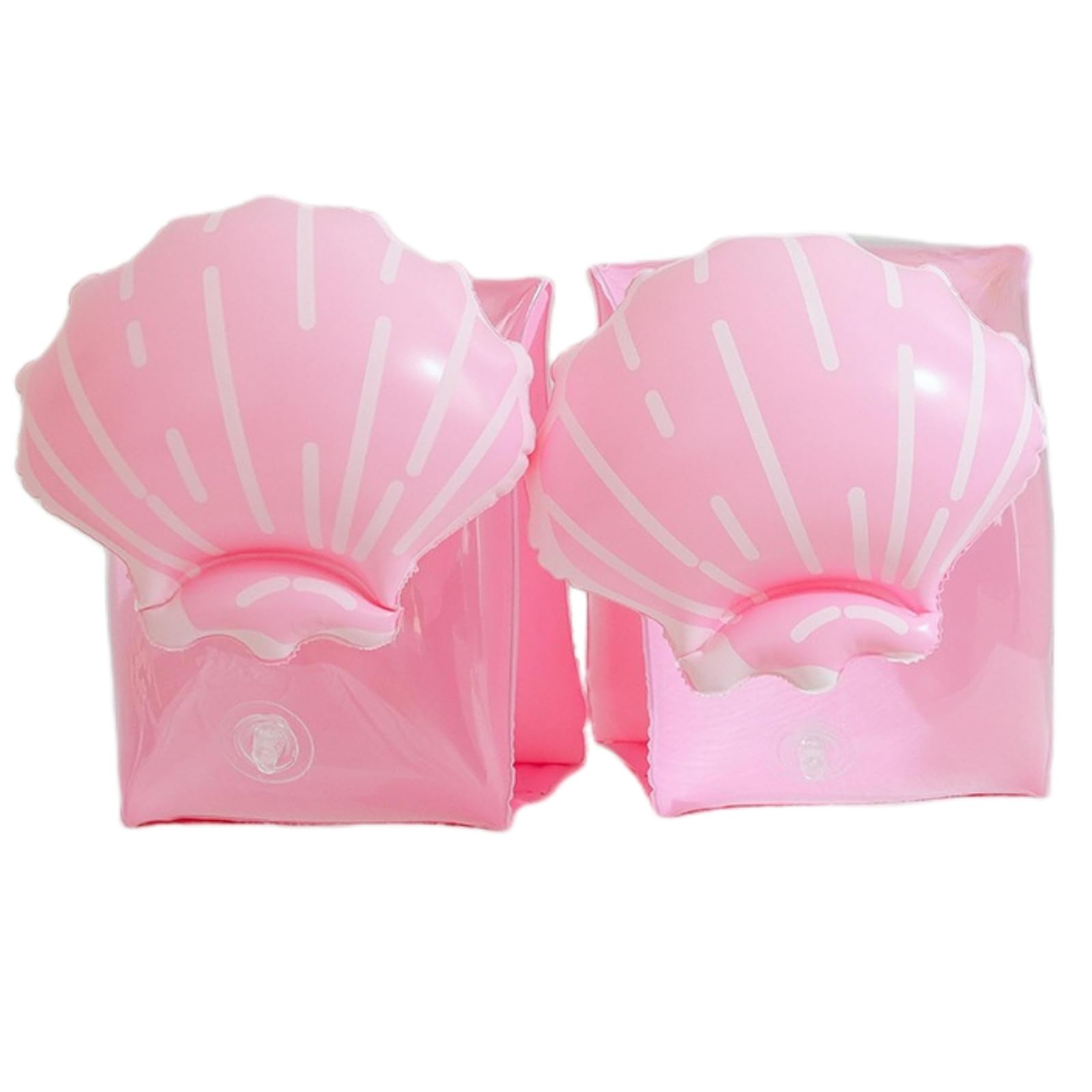 Photo 1 of Arm Floaties for Adults and Kids - Cute Cartoon Pool Arm Floaties Armbands Inflatable Swim Floaty PVC Arm Floats for Kids 3-5-6-12 Years (Pink Shell)