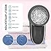 Valleycomfy Lint Remover for Clothes Fabric Shaver 2 Speeds and 3 Shave Heights - Battery Operated, Lint Fuzz Pills Defuzzer with 2 Replaceable, Adjustable 3D Suspension Blades (Black)
