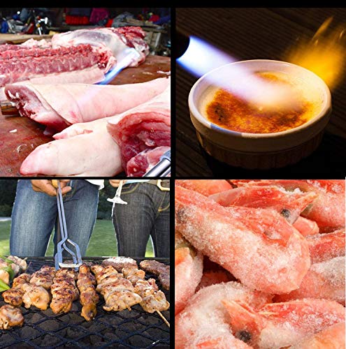7TECH Culinary Butane Torch Refillable With Butane Valve Blow Torch For Baking,Creme Brulee, Meat, Seafood (Butane not included) - Thumbnail 3