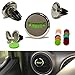 Essential Oil Diffuser Vent Clip Your Jeep Wrangler, Grill Eyelashes Design, 30mm Stainless Steel Air Freshener Vent Clip Locket Magnetic Closure, 12 Pieces Replacement Felt Pad JL
