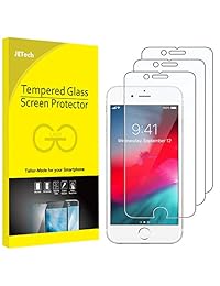 JETech - Protector de pantalla para Apple iPhone 8, iPhone 7, iPhone 6S y iPhone 6 (3 unidades)