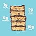 Kiss My Keto Bars - Low Carb (3g Net), Low Sugar Keto Snack Bars | Cookie Dough Chocolate Flavor, 12 Pack | Rich in Ketogenic Fats & Protein