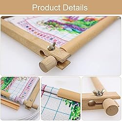 Needlepoint Embroidery Tapestry Scroll Frame Made