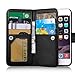 iPhone 6 Plus Case, iPhone 6s Plus Case, TabPow [Wallet Case] 9 Card Holder [Detachable Wallet Folio] PU Leather Flip Case Cover for iPhone 6 Plus/iPhone 6s Plus (5.5 inch), Black