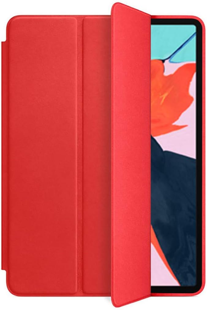 Diadia Fit iPad Pro 11/12.9 2018 Folio Leather Wallet Card Stand Case Cover with Pencil Holder Fit iPad Pro 12.9 (12.9" Red)
