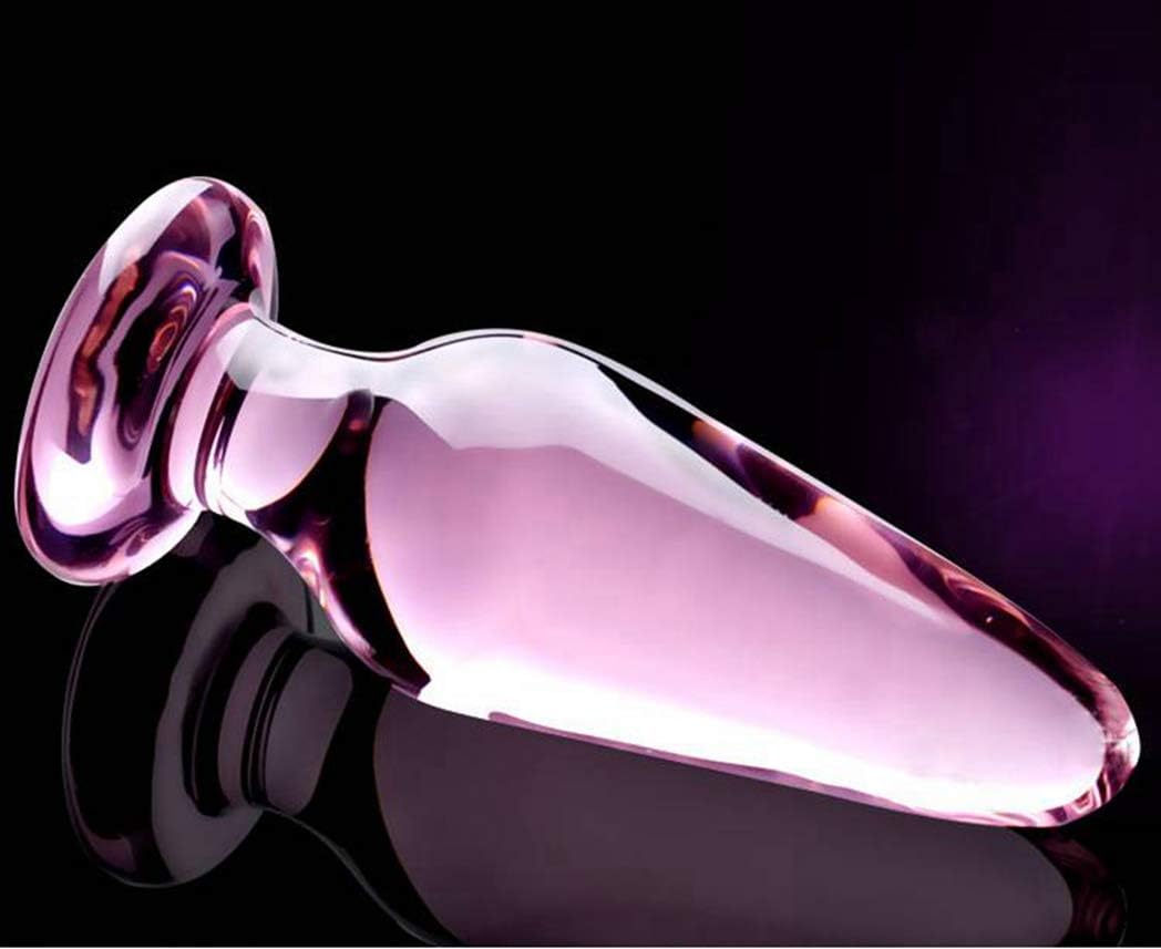 SGAJ018 Mini Small Natural Ultra-Smooth Double Ended Sided Crystal Skin Friendly Clear Glass Stick for Women Men Female Beginners