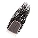 Brazilian Kinky Curly Closure 130% Density Human Hair Extension 4