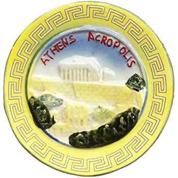 Fridge Magnet Parthenon Temple Athens Greece 3D Resin Handmade Craft Tourist Travel City Souvenir Collection Letter Refrigerator Sticker