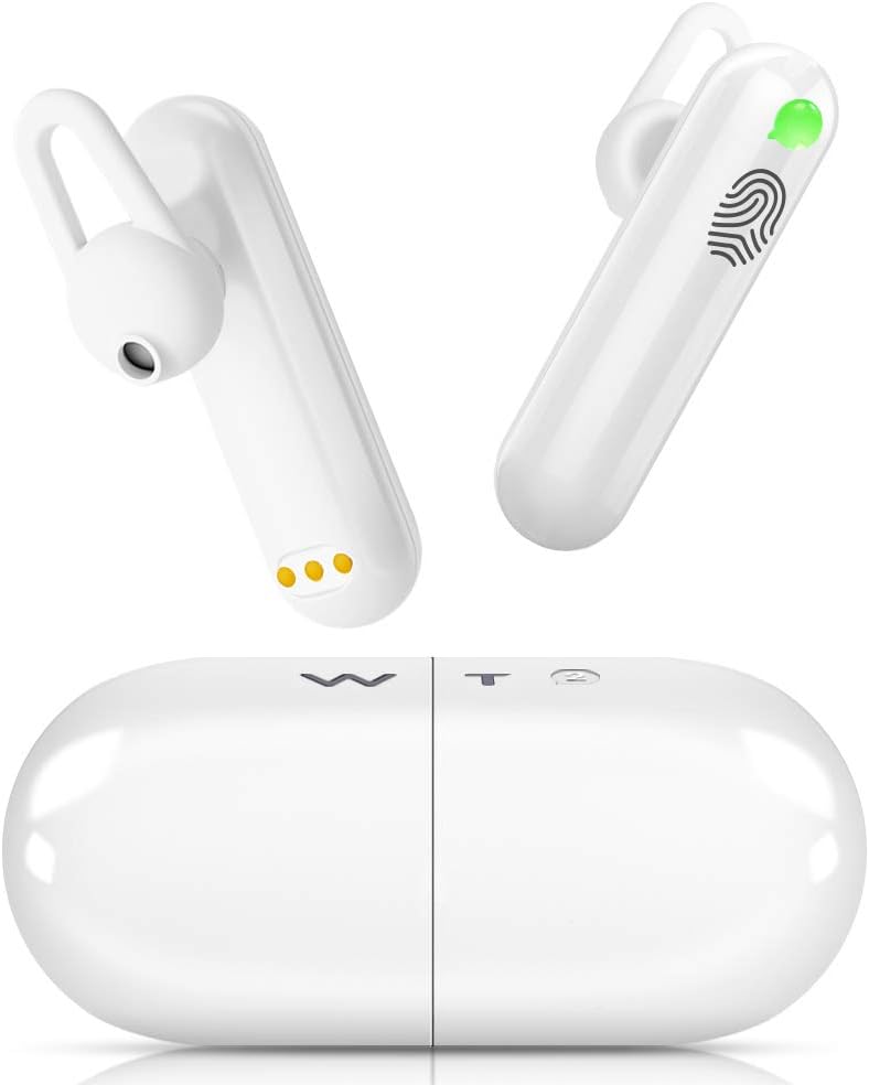 Casque De Traduction Bluetooth - 75 Langues En Temps Réel - Avec Modes Hors Ligne - Autonomie Longue - Blanc