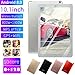 RONSHIN 10.1 inch 8+128GB 4G-LTE Tablet PC IPS HD Screen Dual Card Phone Call Tablet PC Silver US Plugthumb 1