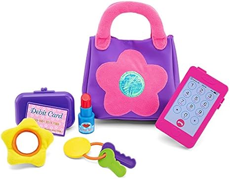 Fisher Price My Pretty Purse Vanity Car Keys Little Girl Part Pink Yellow Toy Sonstige