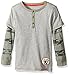 Burt's Bees Baby Boys' Little Organic Henley 2-fer Tee