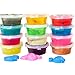 Crazy Night Soft Slime Toy Magic Colorful Clay Toy 12 Box of Slime with 12 Color 1 Pack