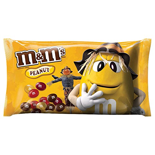 M&M's Peanut Chocolate Candy Fall Harvest Blend, 11.4 Ounce Bag (Pack of 24)