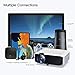 Projector APEMAN Mini Portable Projector 180″ Display and 1080P Supported 45000 Hrs Low Noise Dual Speakers HDMI/VGA/USB/Laptop/TV Box/PS3/4 Chromecast Compatible for Home Cinema[Carry Case Included]thumb 4