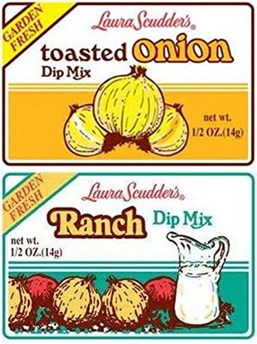 Laura Scudder'sToasted Onion and Ranch Dip Mix (Pack of 6)