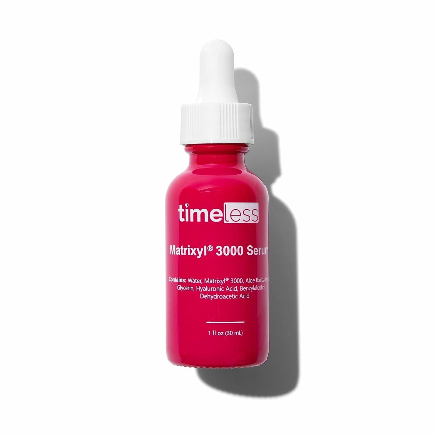 Timeless Skin Care Matrixyl 3000 Serum - Personal Care Face Serum Supports Hydration - with Hyaluronic Acid - Fragrance-Free - for Skin Care - 1 oz