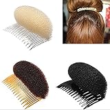 Women's Hair Styler Volume Bouffant Beehive Shaper Bumpits Bump Foam On Clear Comb Xmas