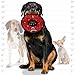 TUFFY - World's Tuffest Soft Dog Toy- Ultimate 4Way Ring Red Paw- Squeakers - Multiple Layers. Made Durable, Strong & Tough. Interactive Play (Tug, Toss & Fetch). Machine Washable & Floats