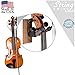 String Swing Violin Hanger Wooden Wall Mount for Home & Studio CC01V-BW2 Hardwood Black Walnut (2 Pack)