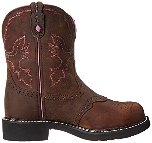 Justin Boots Women's Gypsy Collection 8" Steel Toe,Aged Bark,9.5B - Thumbnail 7