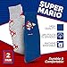 Super Mario and Mushrooms 2-pack Men's Crew Socks