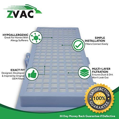 ZVac 1 Miele S7 HEPA Exhaust Filter Generic Part Replaces Part Numbers SF-AH30, 210, 101P, F250, 250 Fits: Miele S7210, S7280, S7280, S7280 And Other S7 Series Uprights - Thumbnail 5