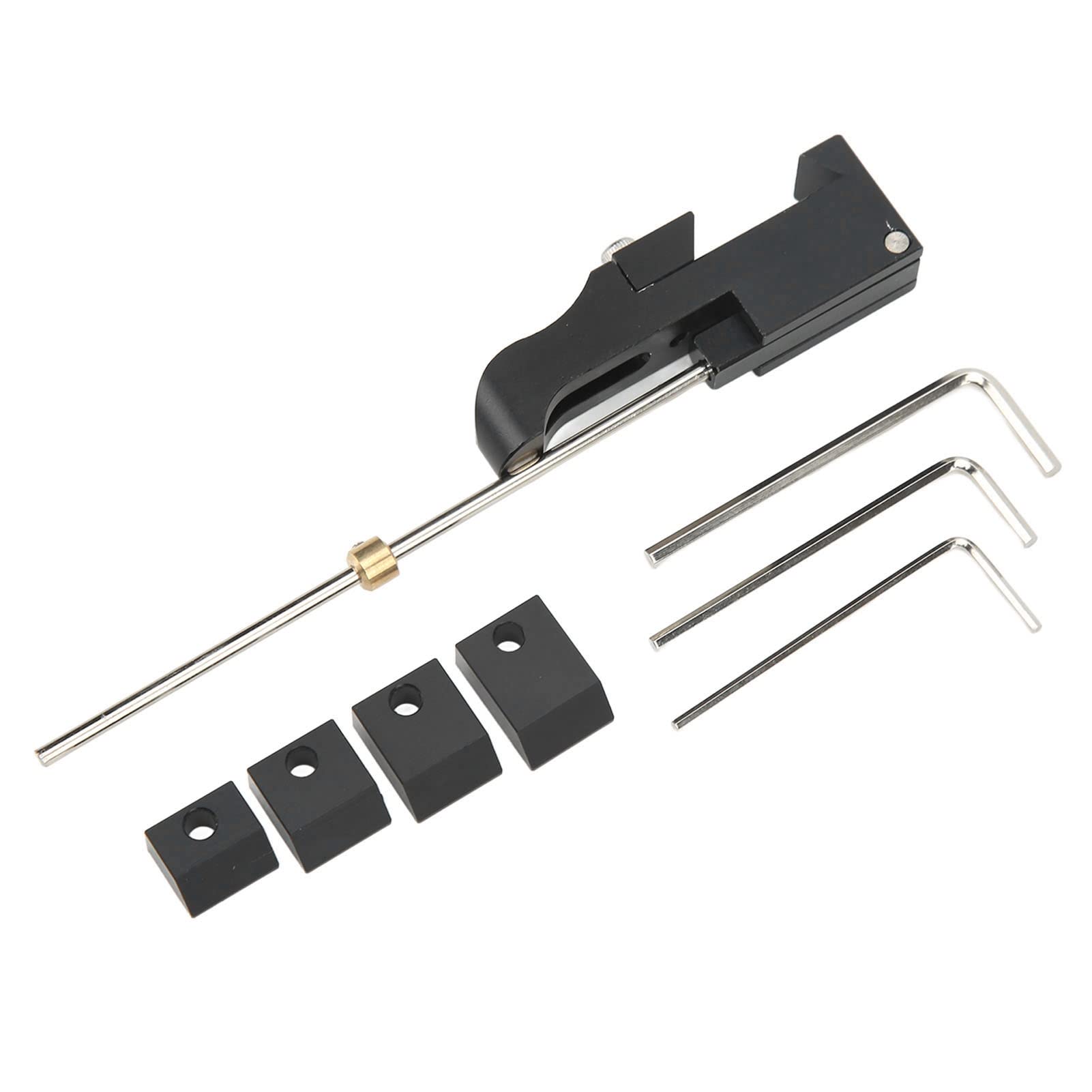 BOROCO Archery Arrow Clicker, Archery Clicker Aluminium Alloy Recurve Bow Clicker with Adjusting Sliders for Shooting