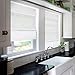 Chicology Cordless Magnetic Roman Shades / Window Blind Fabric Curtain Drape, Light Filtering, Privacy - Daily White, 31