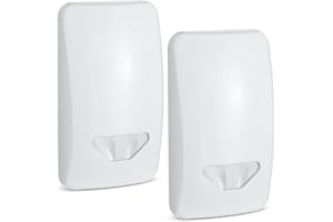 Qinyoung 2 Pcs Feminine Hygiene Disposal Bags Dispenser for Tampons and Sanitary Napkins, Compatible with 3.15 x 5.51 Inches Soft Bags, Feminine Care Products Dispenser