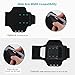 Water Resistant Cell Phone Armband for iPhone X, Xs, 8 Plus, 7 Plus, Samsung Galaxy S9, S9+, Note 8, S8, 5-6 Inch, Reflective Running Workout Exercise Arm Phone Holder + Free Extender (Black, L)