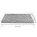 Norcho 20 inch by 31 inch Non-slip Absorbent Microfiber Bathroom Soft Bath Mat Grey
