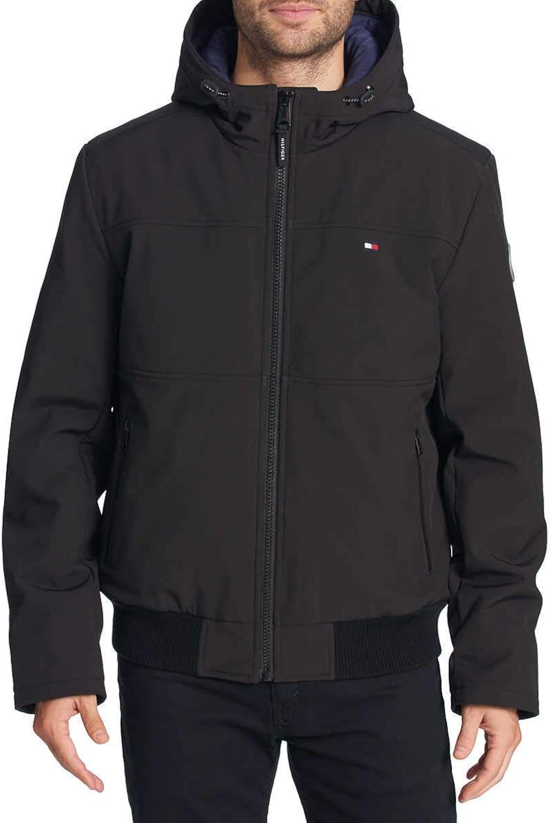 Tommy Hilfiger Men's SoftShell Bomber Jacket, Variety Amazon.co.uk