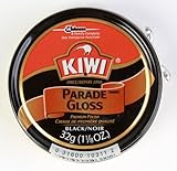 Kiwi Parade Gloss Premium Shoe Polish Paste, 1-1/8 oz, Black