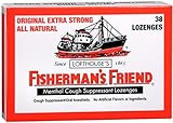 Fisherman's Friend Lozenges Original Extra Strong 38 Each (Pack of 4)
