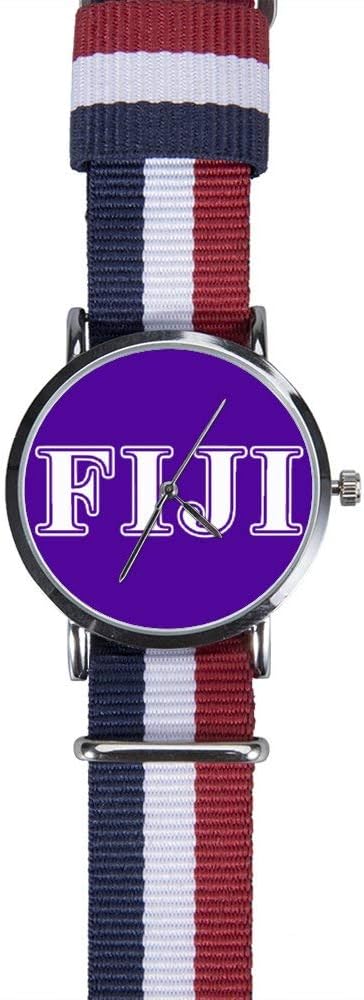 Amazon Co Jp Hayoe ファイ ガンマ デルタ 紫色 手紙 時計 腕時計 Watch クォーツ時計 ウオッチ 防水 おしゃれ かわいい カジュアル 男女兼用 プレゼント ファッション 軽量 石英 パソコン 周辺機器