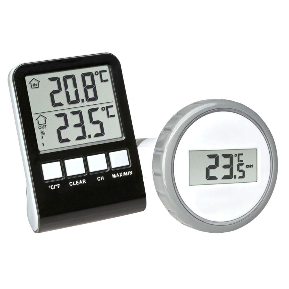 TFA-Dostmann 30.3067.10 Palma Radio Controlled Pool Thermometer (anthracite)