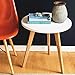 STNDRD. Bamboo End Tables - Living Room Set of 2, Small Bedside Nightstand or Side Table (20