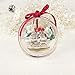 Barelove Clear Fillable Ornaments Balls, 10 PCS Transparent DIY Craft Baubles Plastic Hanging Decoration Ball for Home Decor Party Favor Birthday Gift Wedding Christmas Tree (80mm, Round)