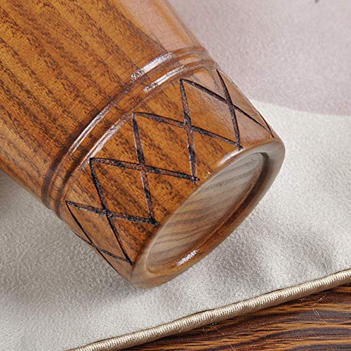 image for Connia Wooden Cup Bottle Log Color Handmade Natural Wood 175ml Hand Cu